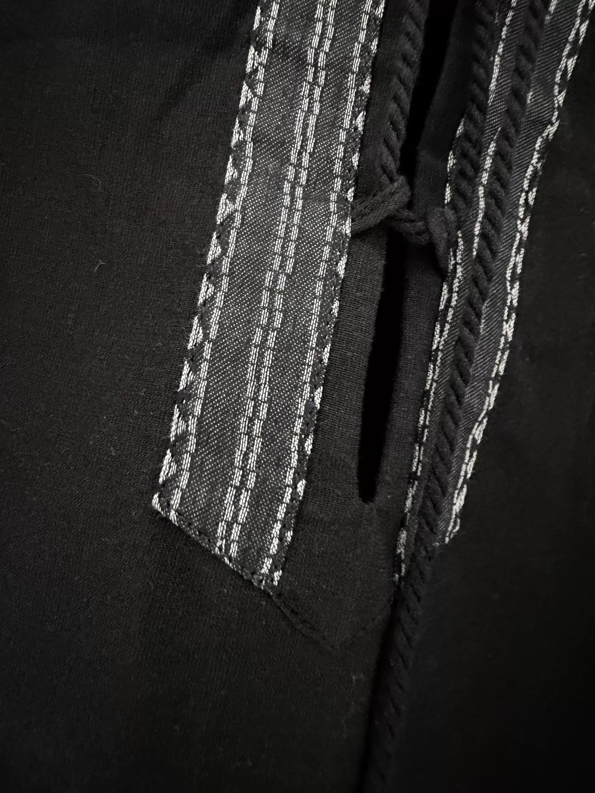 Saint Laurent Black Western Silk Shirt