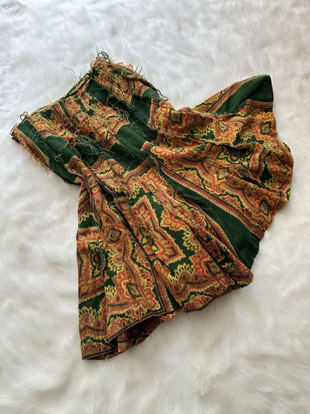Comme Des Garcons 2003 Midi Wool Skirt