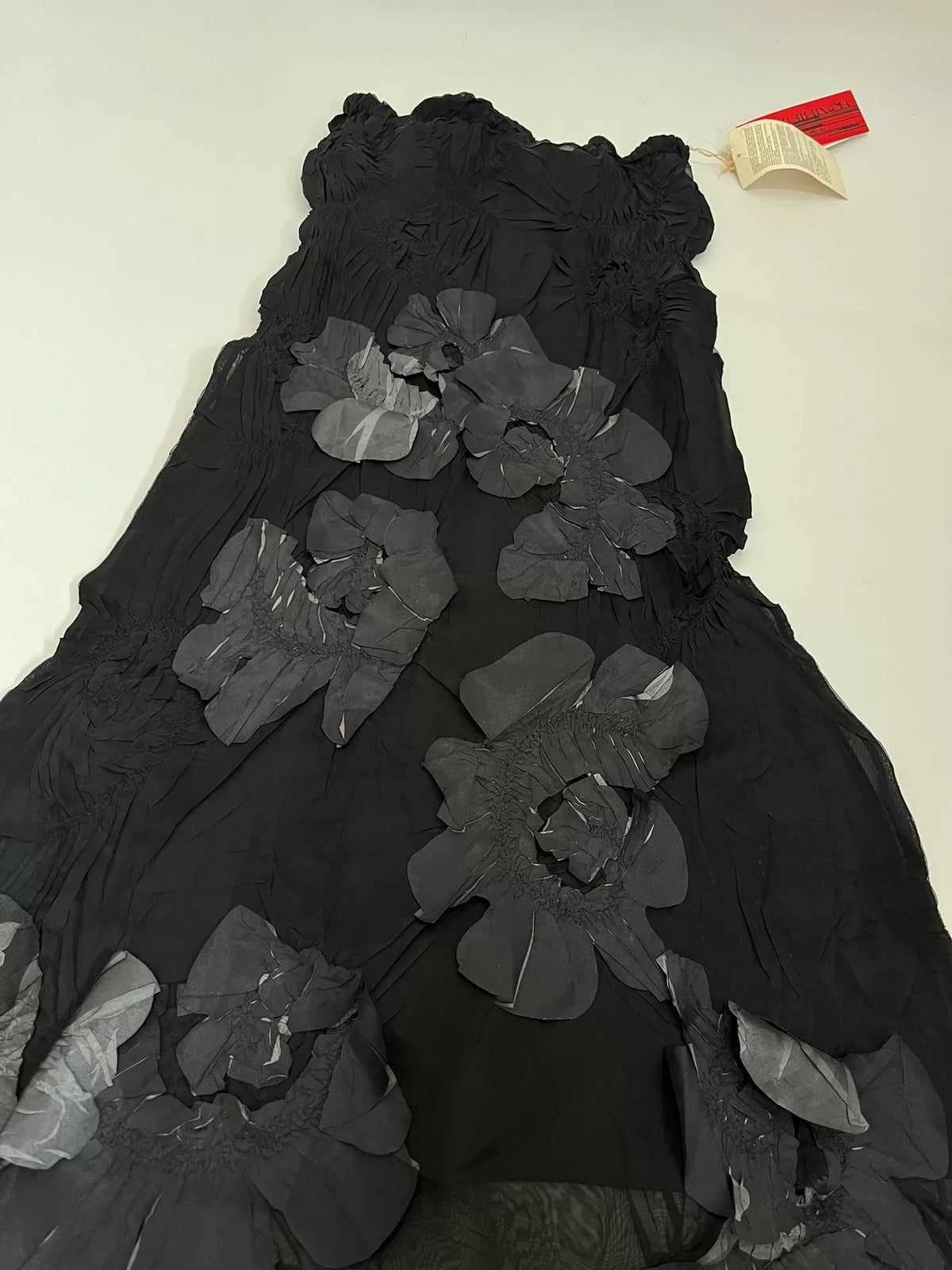 YOSHIKI HISHINUMA Black Floral Skirt