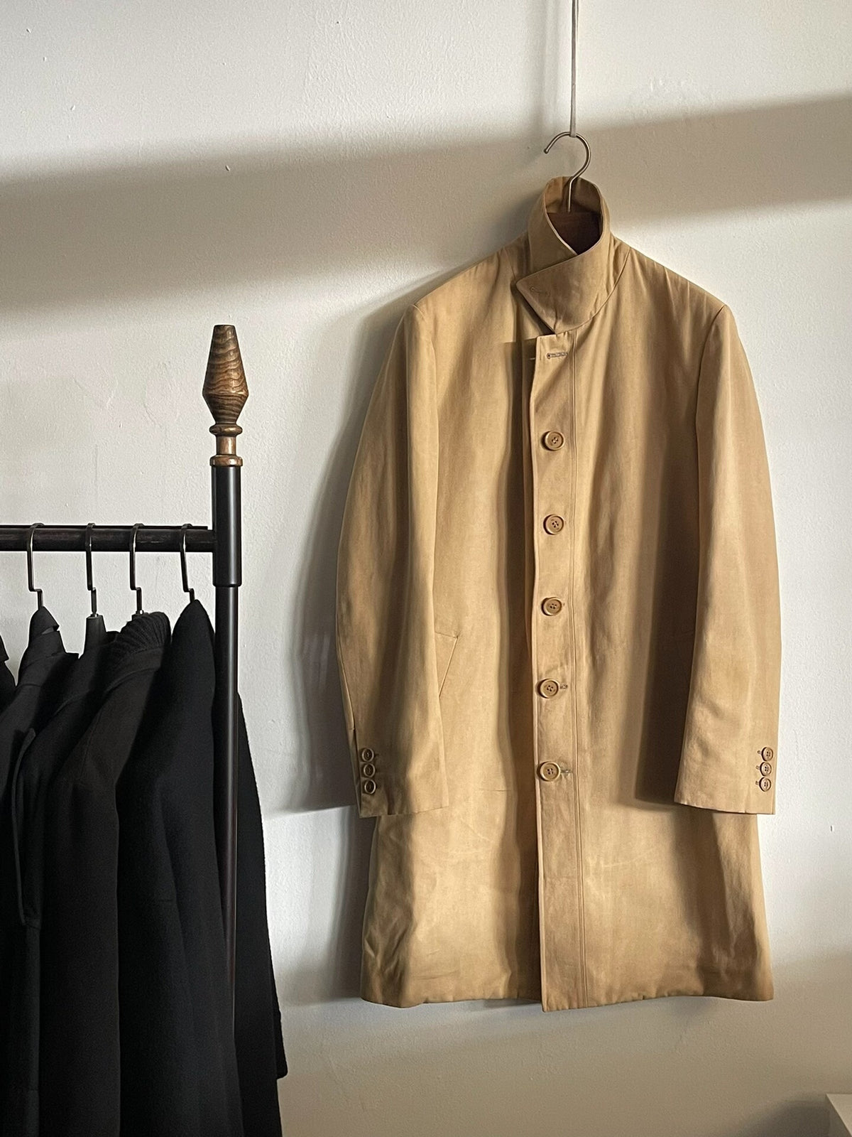 Helmut Lang 2000s Collared Cotton Coat