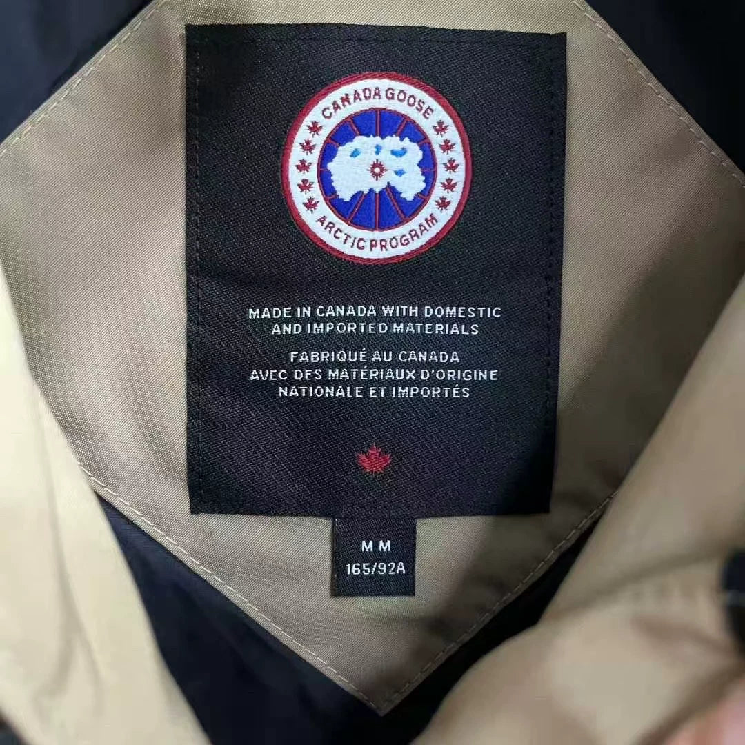 Canada Goose Tan Red-Label Fleece Zip-Up Vest