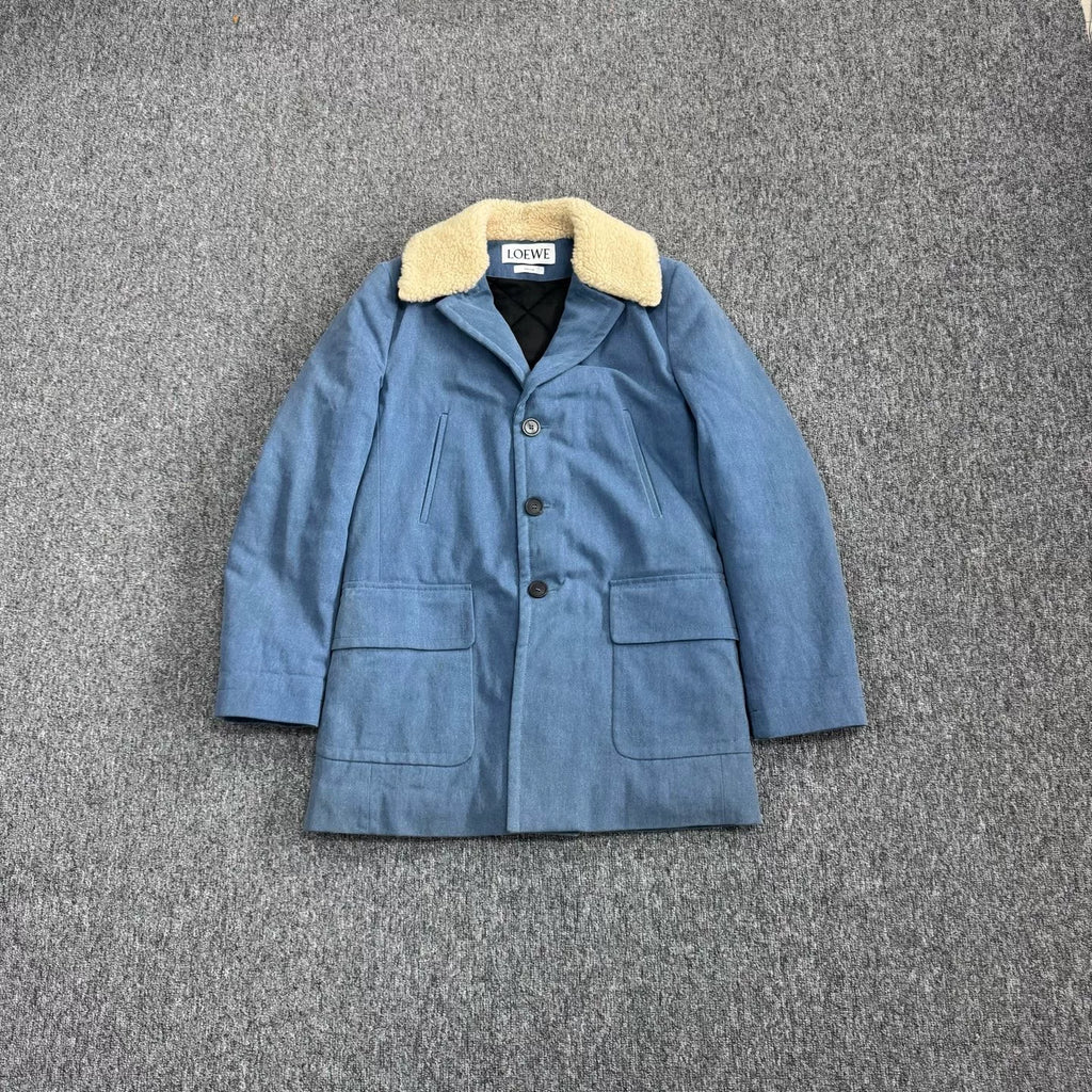 Loewe Blue Denim Trench Coat