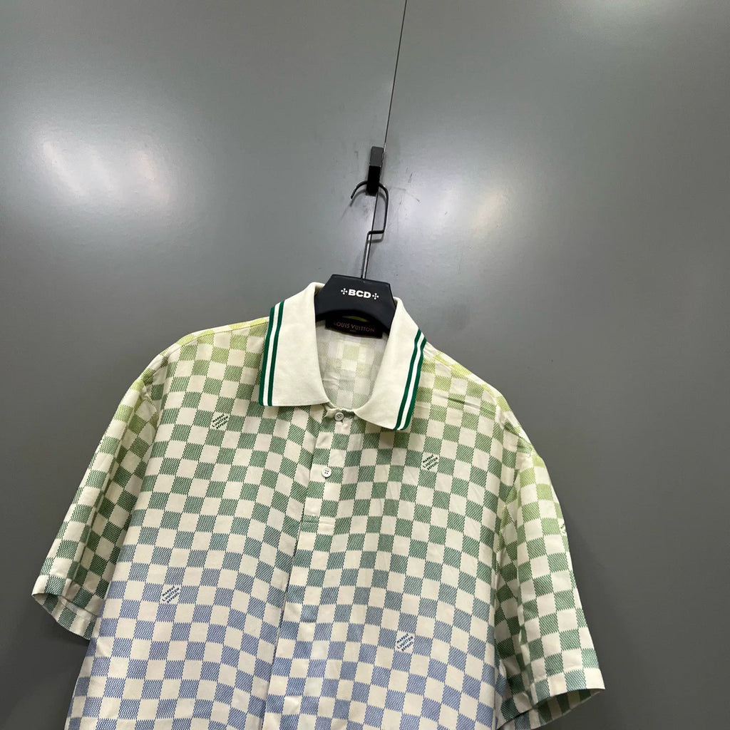 Louis Vuitton Gradient Damier Full Print Shirt