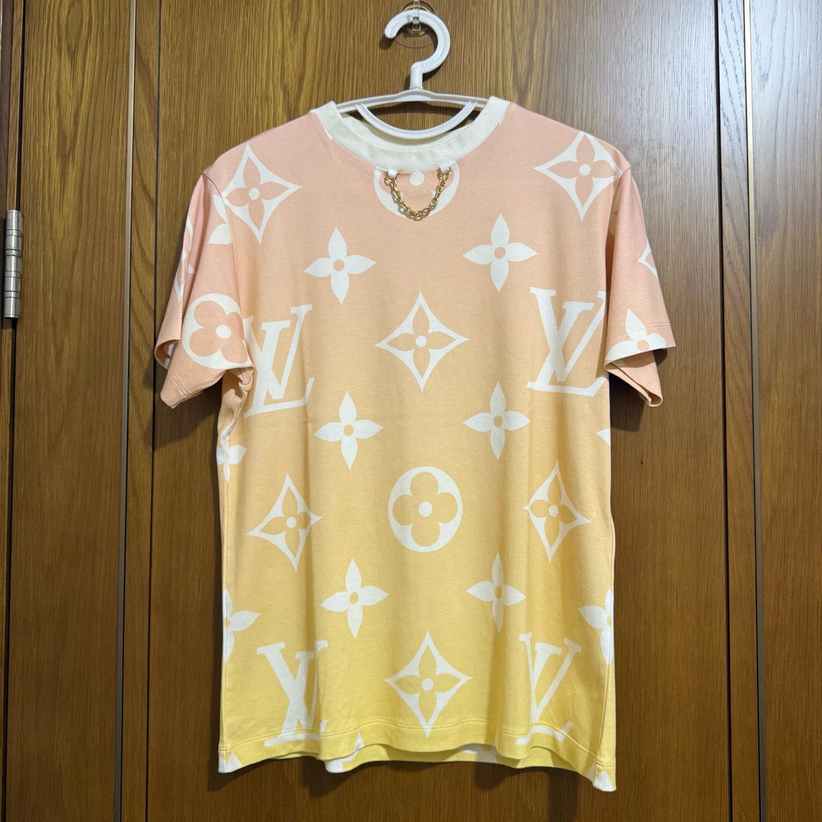 Louis Vuitton Gradient Bermuda Full Print Short Sleeve Top
