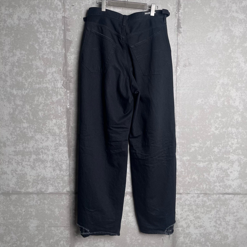 Balenciaga Patchwork Black Cargo Pants
