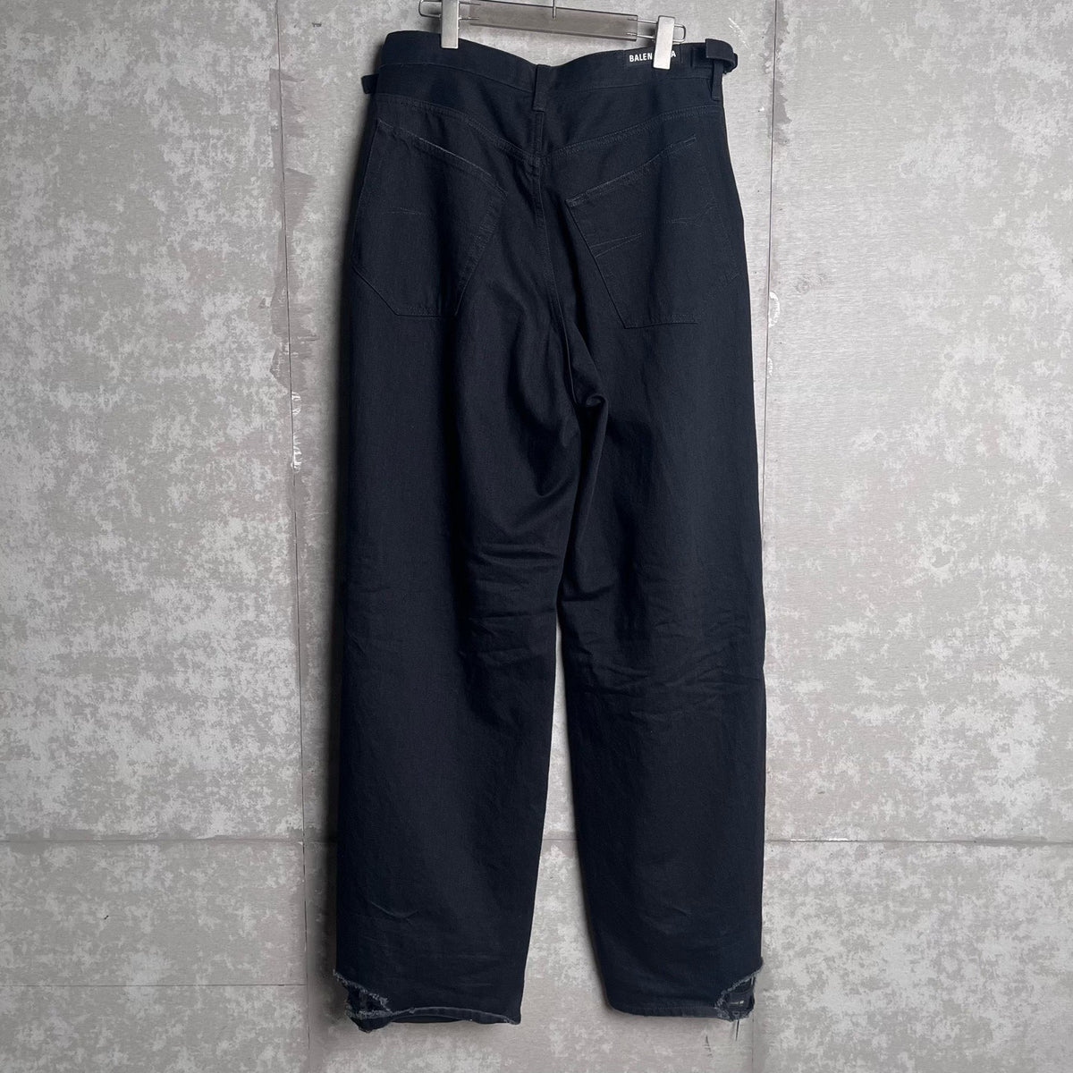 Balenciaga Patchwork Black Cargo Pants