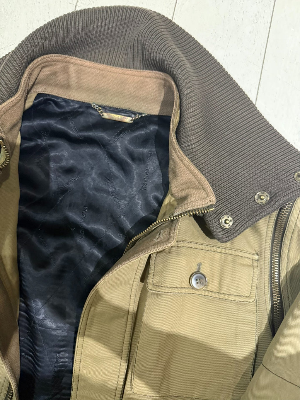Dolce Gabbana Khaki Jacket