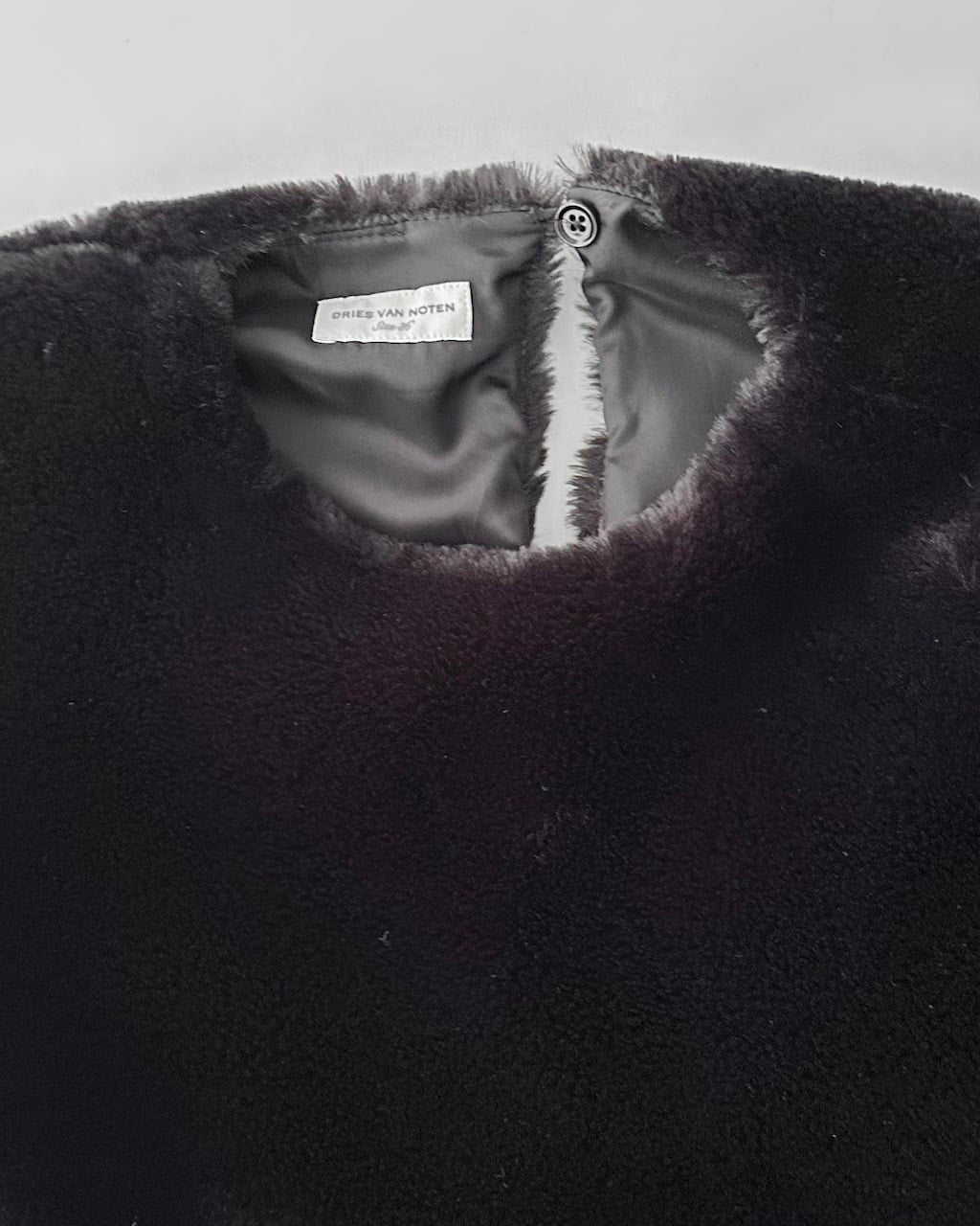Dries Van Noten Faux Fur Coat