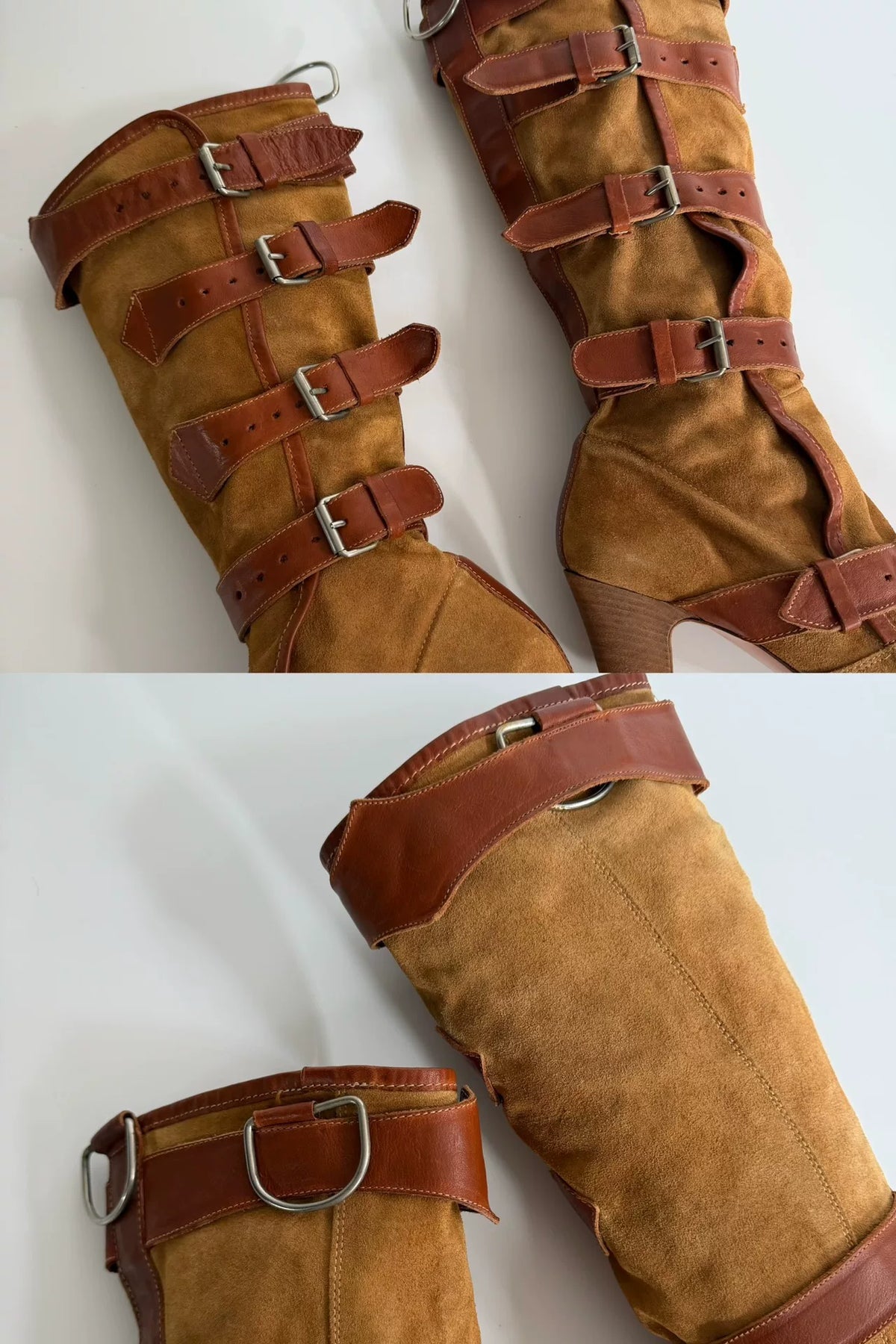 Vivienne Westwood Beige Pirate Boots
