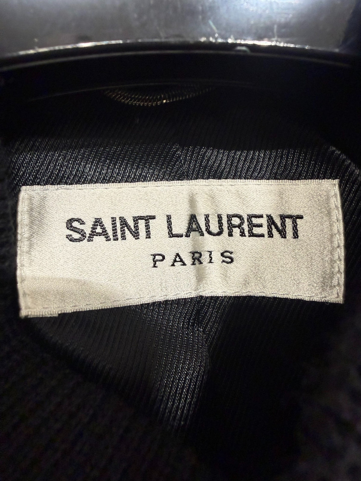 Saint Laurent FW18 Blue Green Teddy Jacket