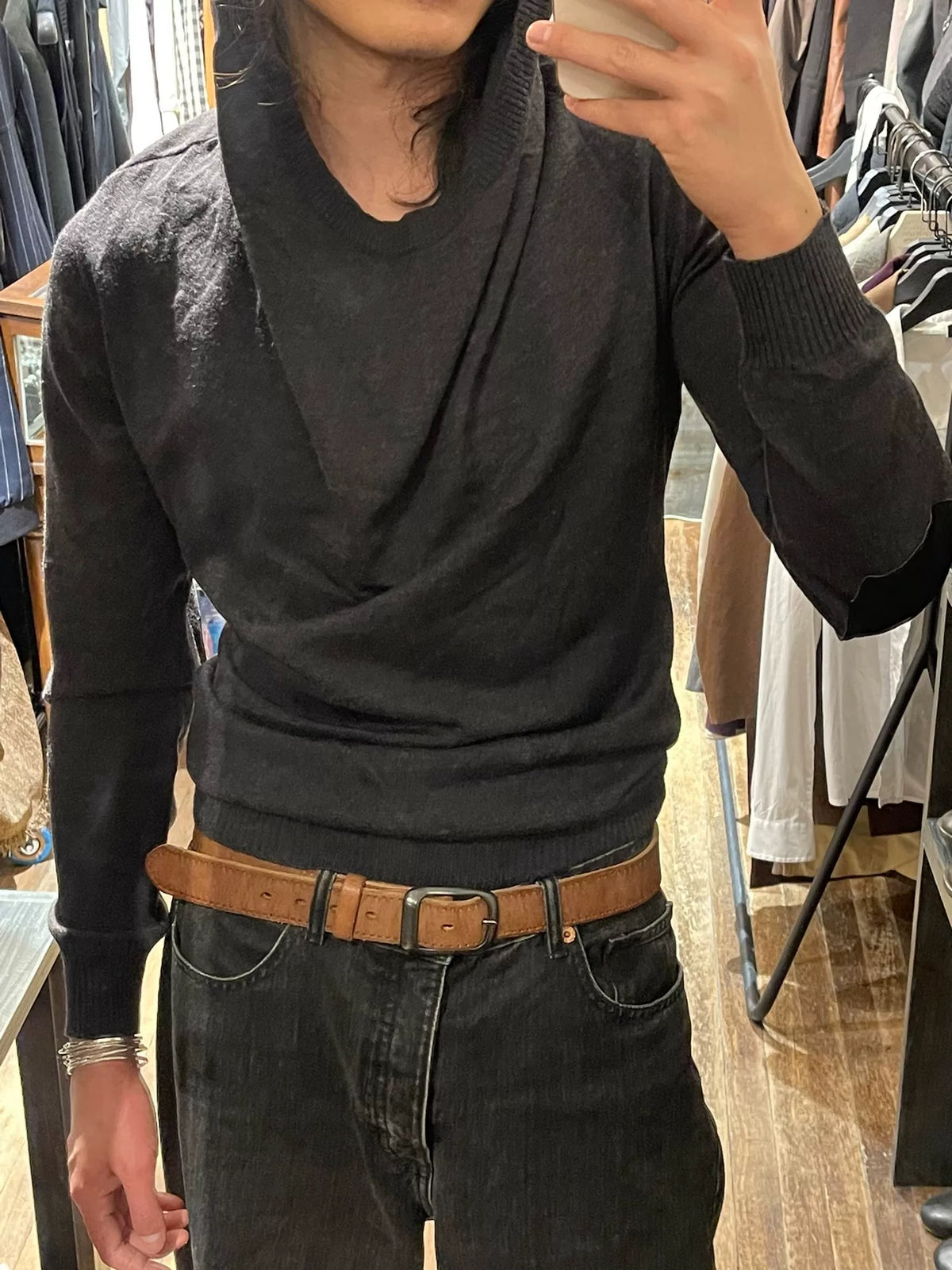 Jean Paul GAULTIER Cashmere Hooded Knit Sweater