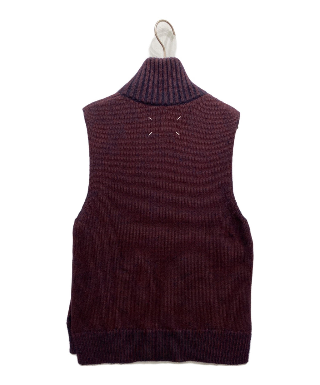 Maison Margiela Mohair Blend Turtleneck Sleeveless Top