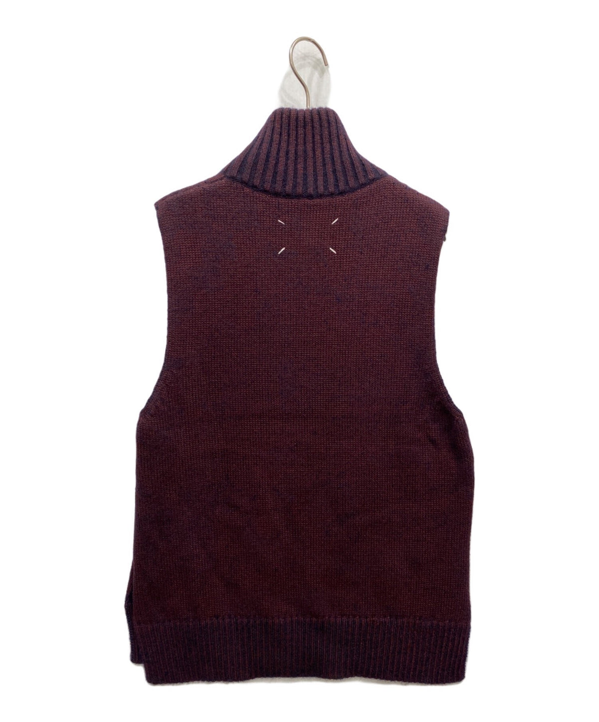 Maison Margiela Mohair Blend Turtleneck Sleeveless Top