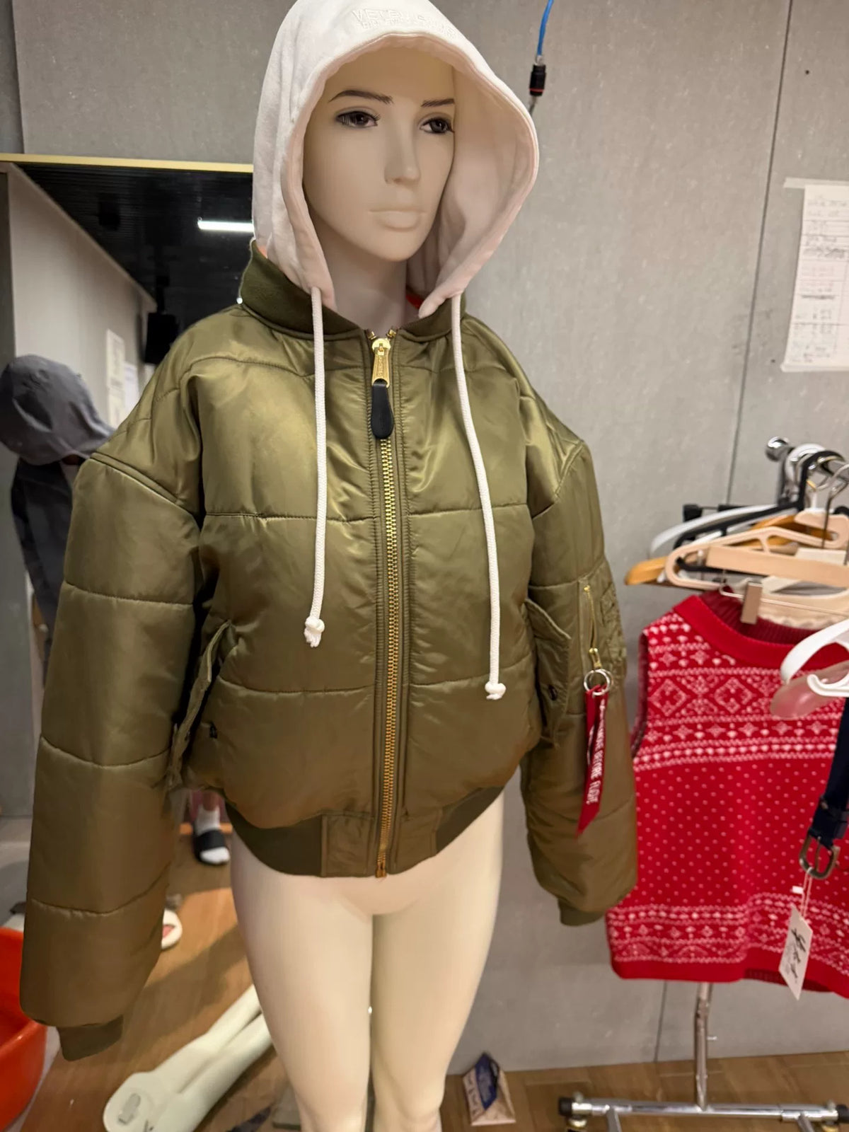 Vetements SS17 Bomber Hooded Short Jacket