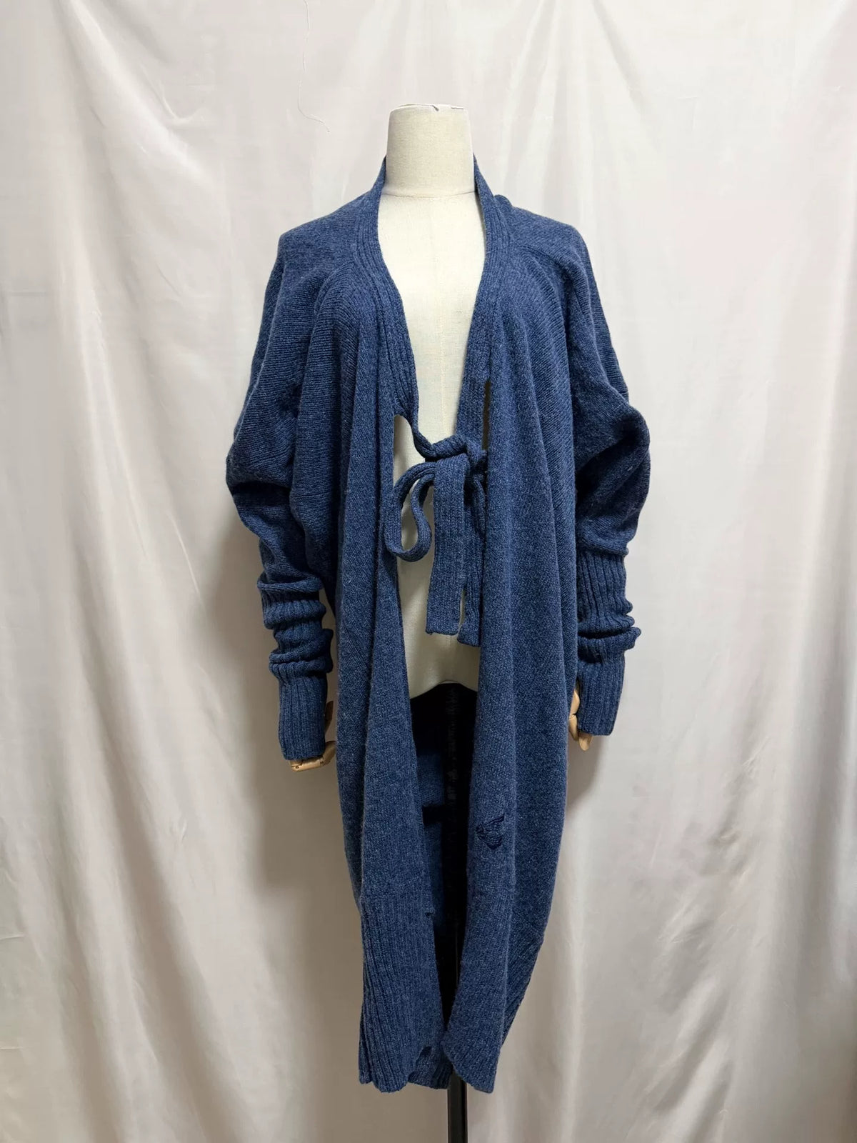 Vivienne Westwood Black Cocoon Knit Coat