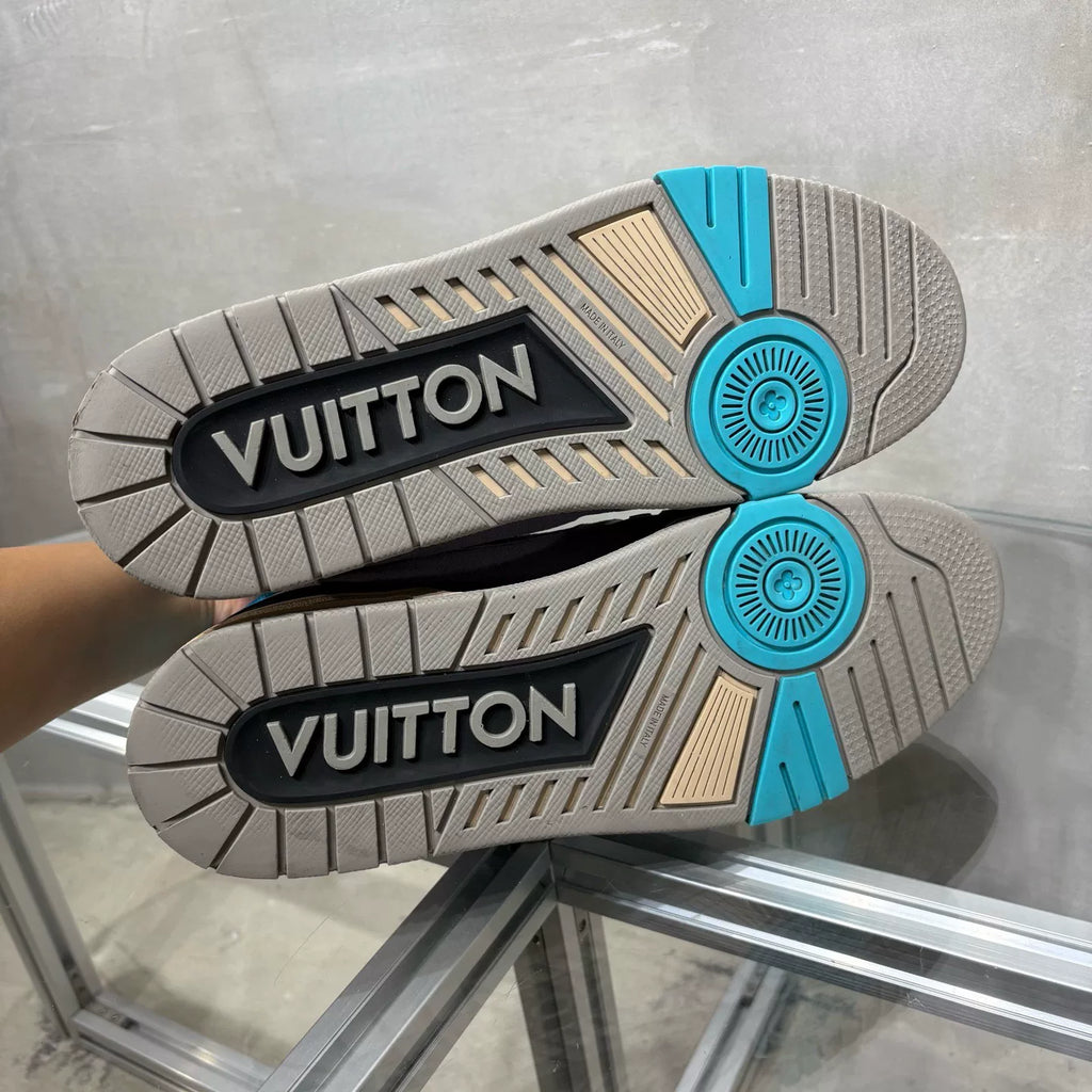 Louis Vuitton LV High-Top Monogram Sneakers Size