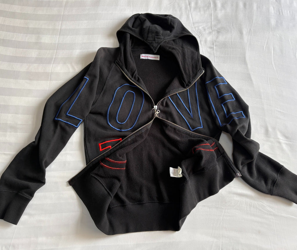 Walter van Beirendonck embroidered hoodie jacket