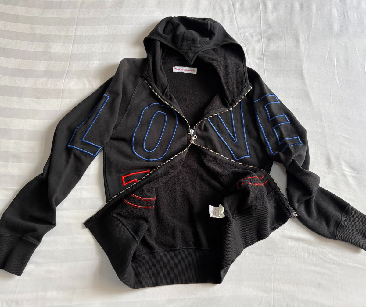 Walter van Beirendonck embroidered hoodie jacket