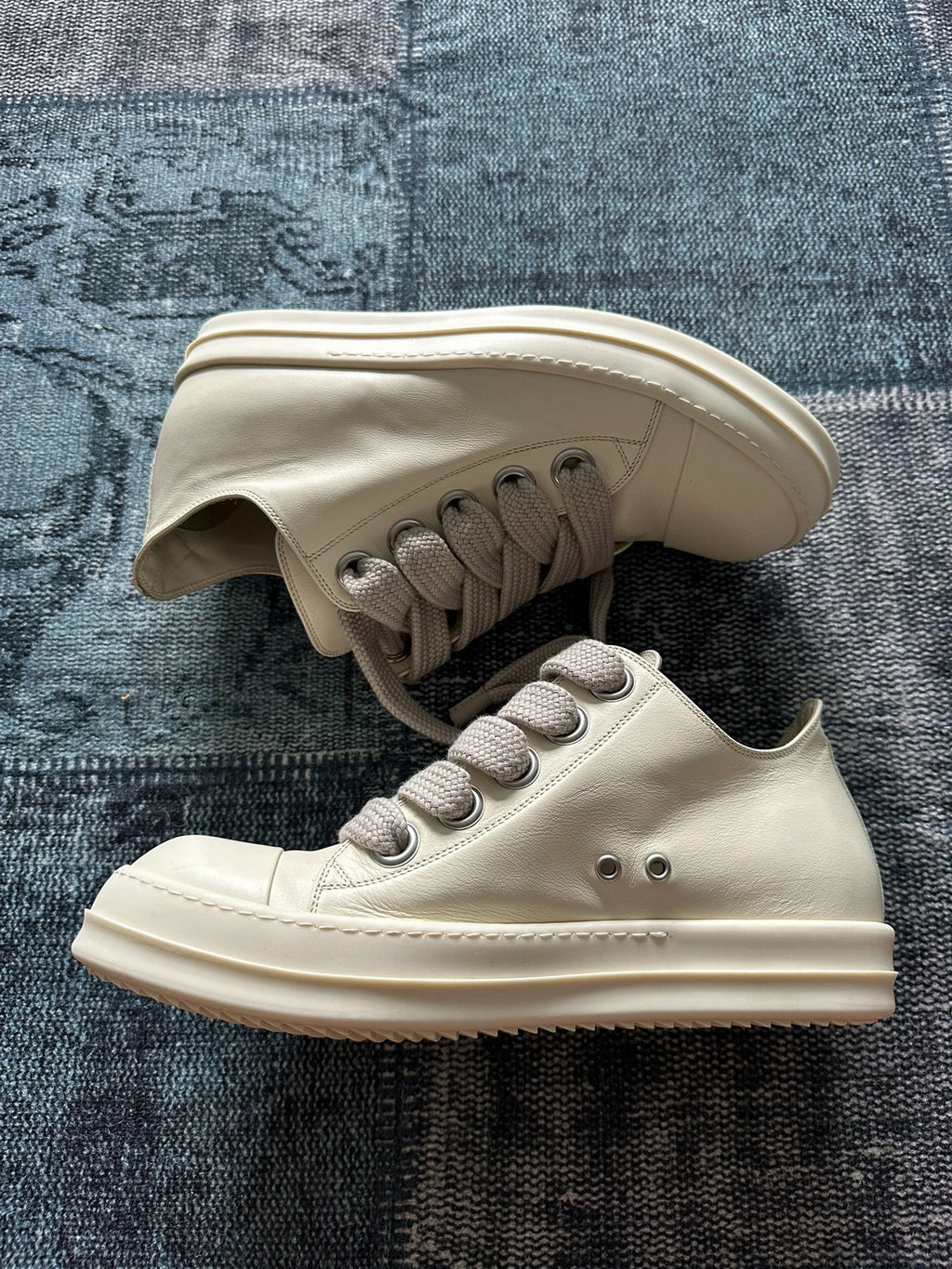 Rick Owens mainline low-top chunky lace large Converse Sneakers