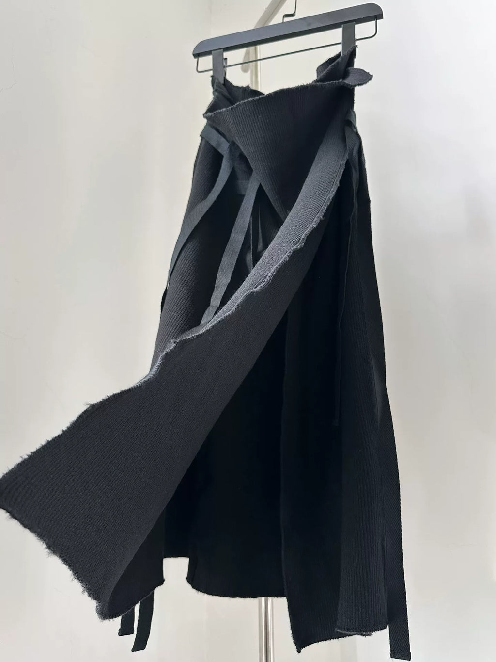 Comme Des Garcons Rei Kawakubo 1992 Tricot line Wool Skirt