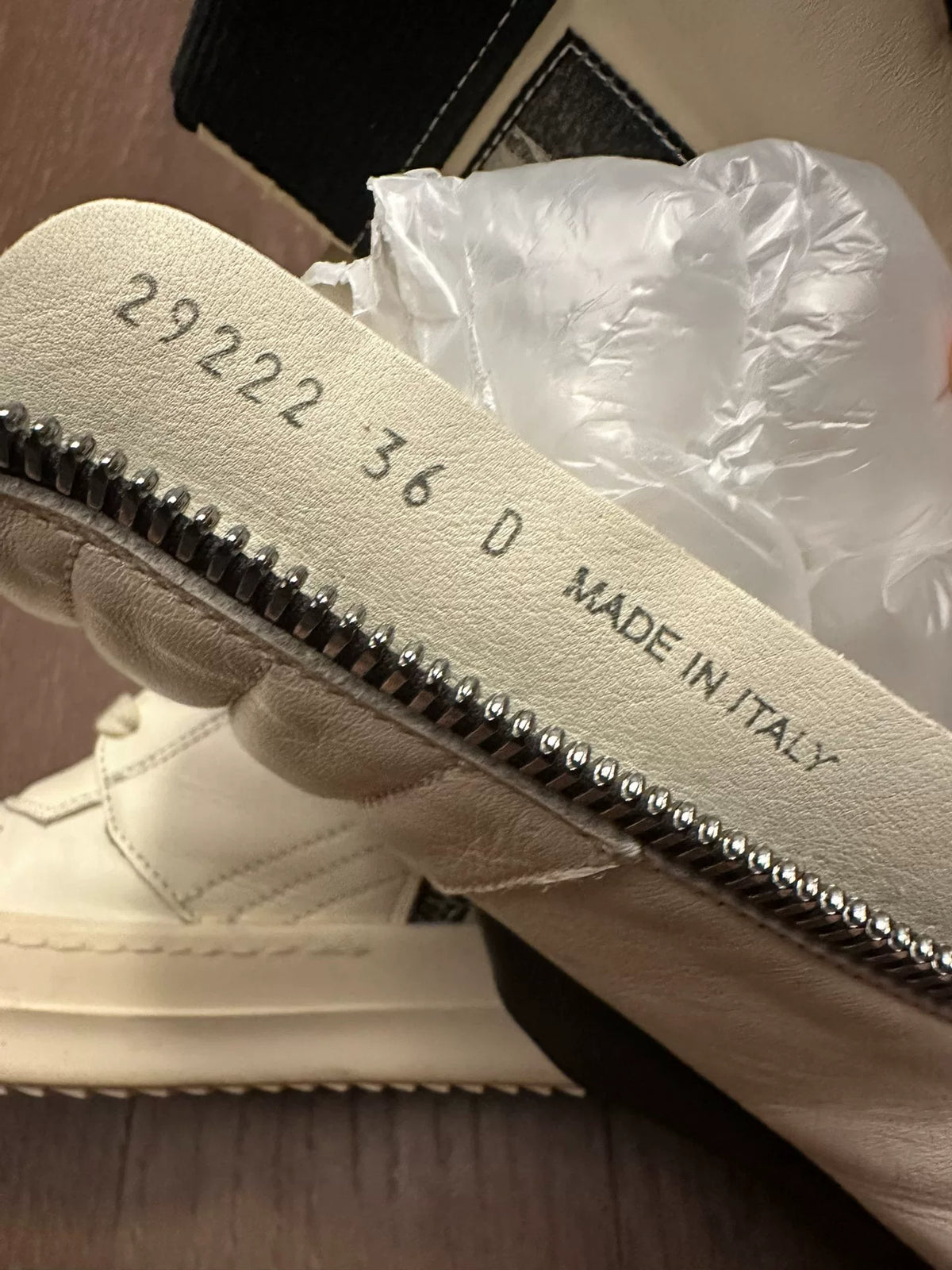 Rick Owens Cargo basket riding boots