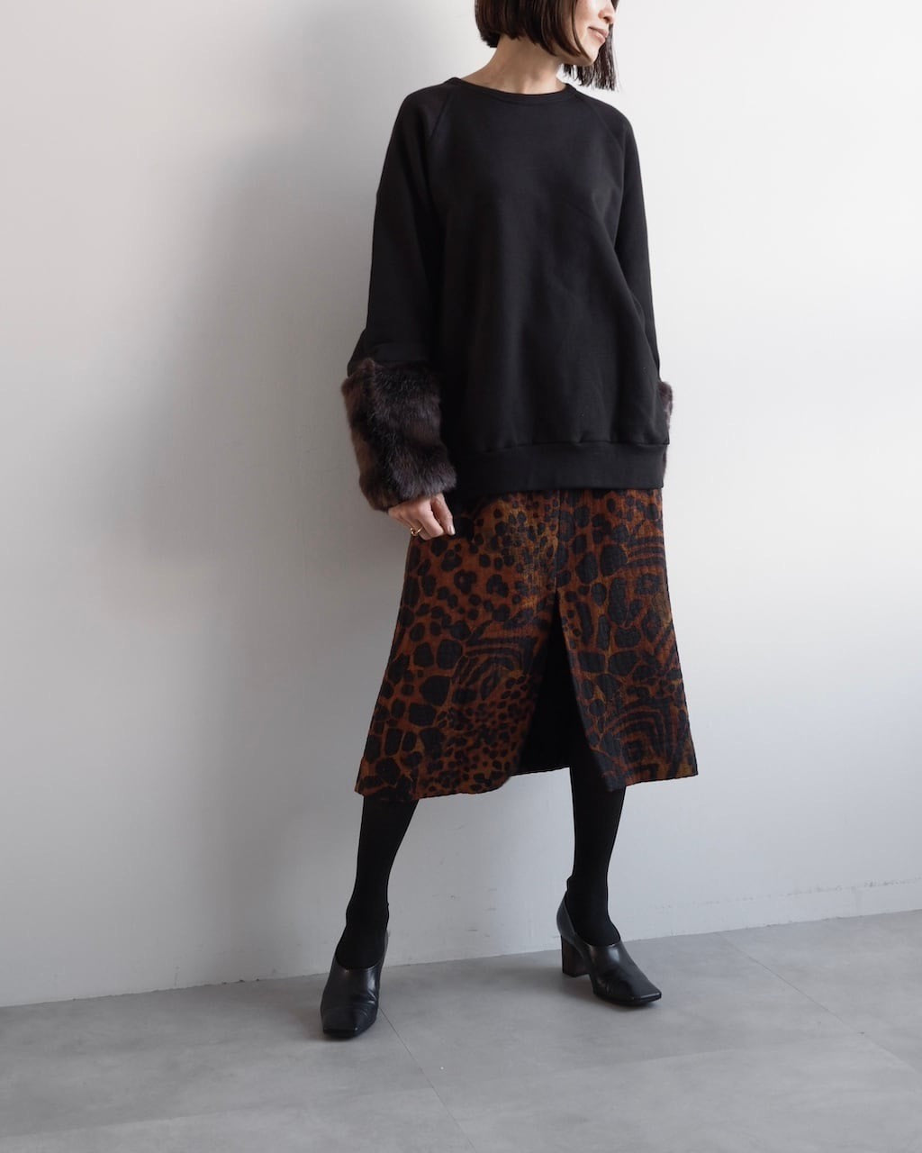 Dries Van Noten AW22 Jacquard Skirt