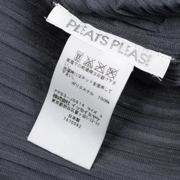 Issey Miyake Vintage Dark Pleated Cardigan