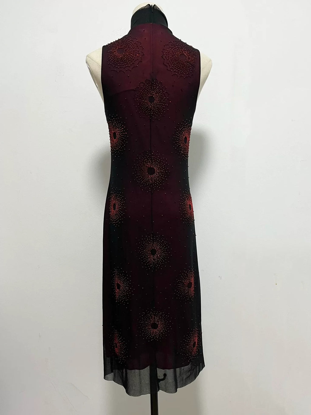 Vivienne Tam Beaded Tulle Dress