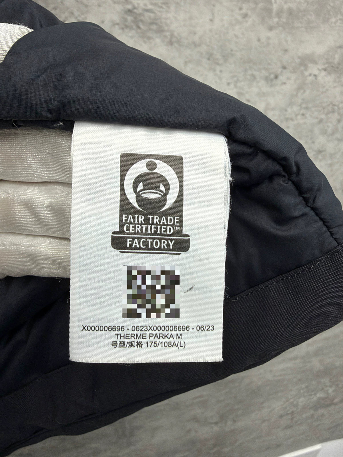 Arc'teryx THERME GTX Grey Down Jacket