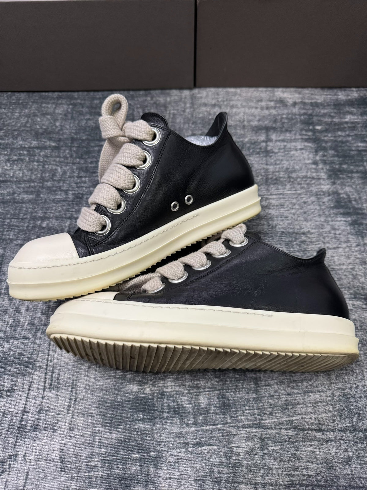 Rick Owens Thick-Lace Sneakers