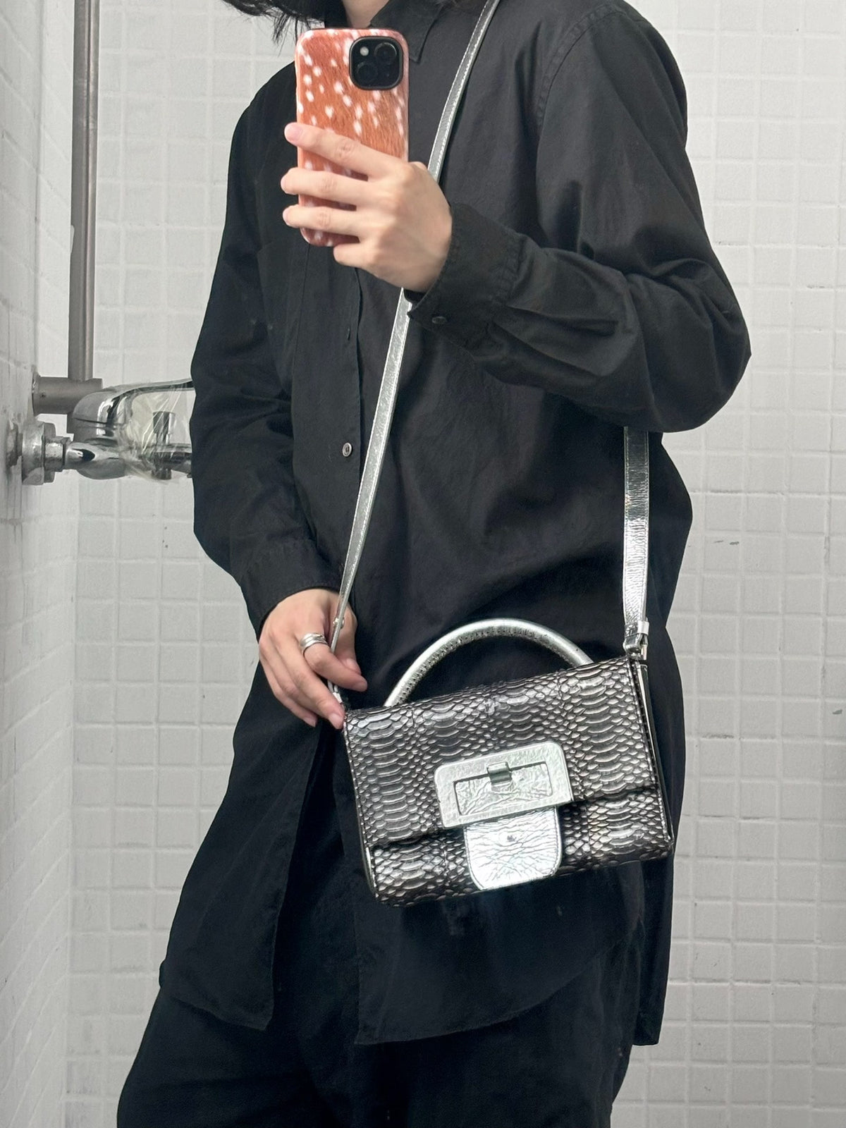 Maison Margiela | AW2016 Snake Skin Small Square Bag
