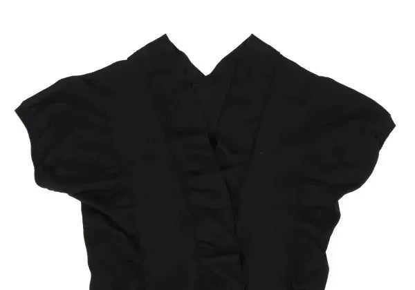 Jean Paul Gaultier Vintage Black Pleated Cardigan