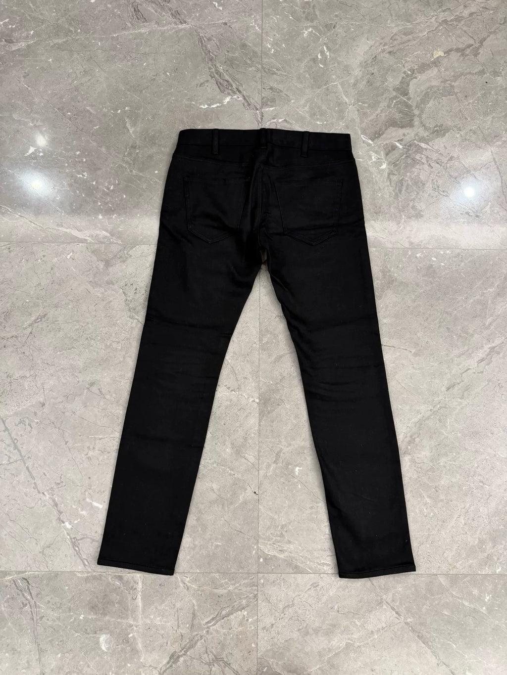 Celine 19SS SK003 Black Straight-Leg Denim Jeans