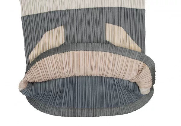 Issey Miyake Vintage Patchwork Pleated Top