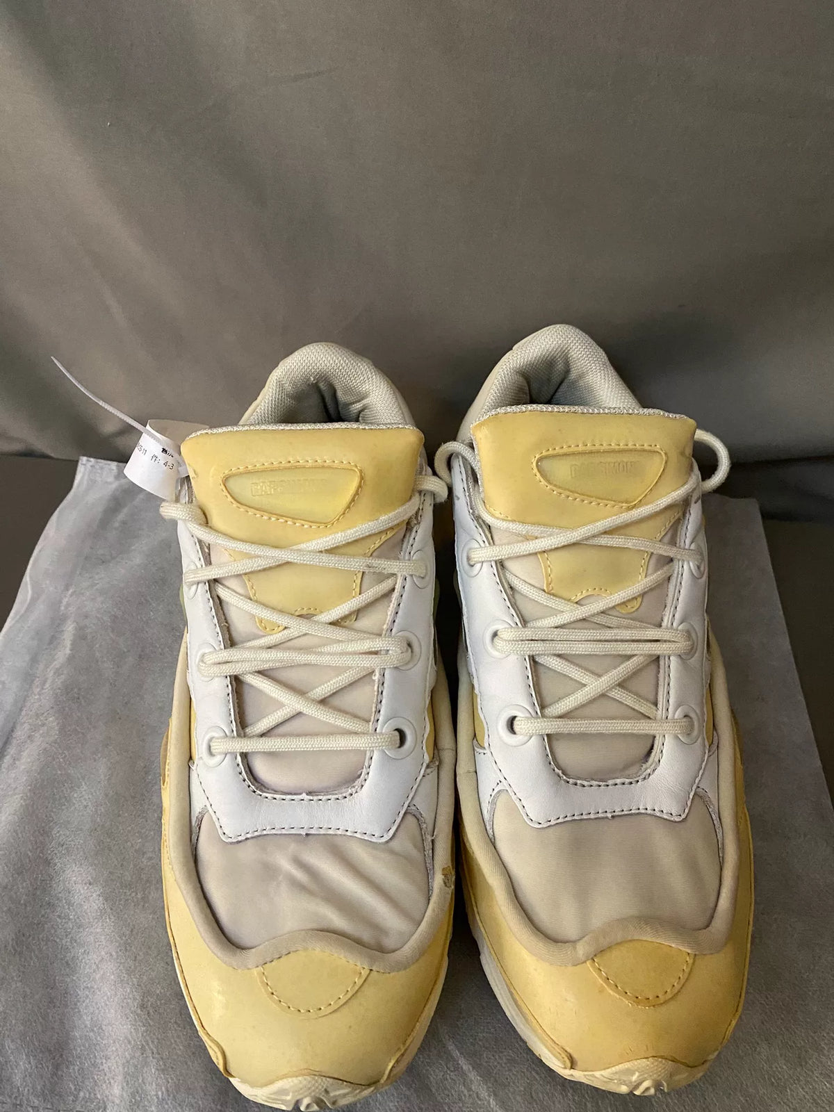 Raf Simons Ozweego White Yellow Sneakers
