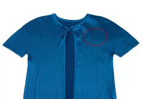 Issey Miyake Vintage Blue Pleated Cardigan
