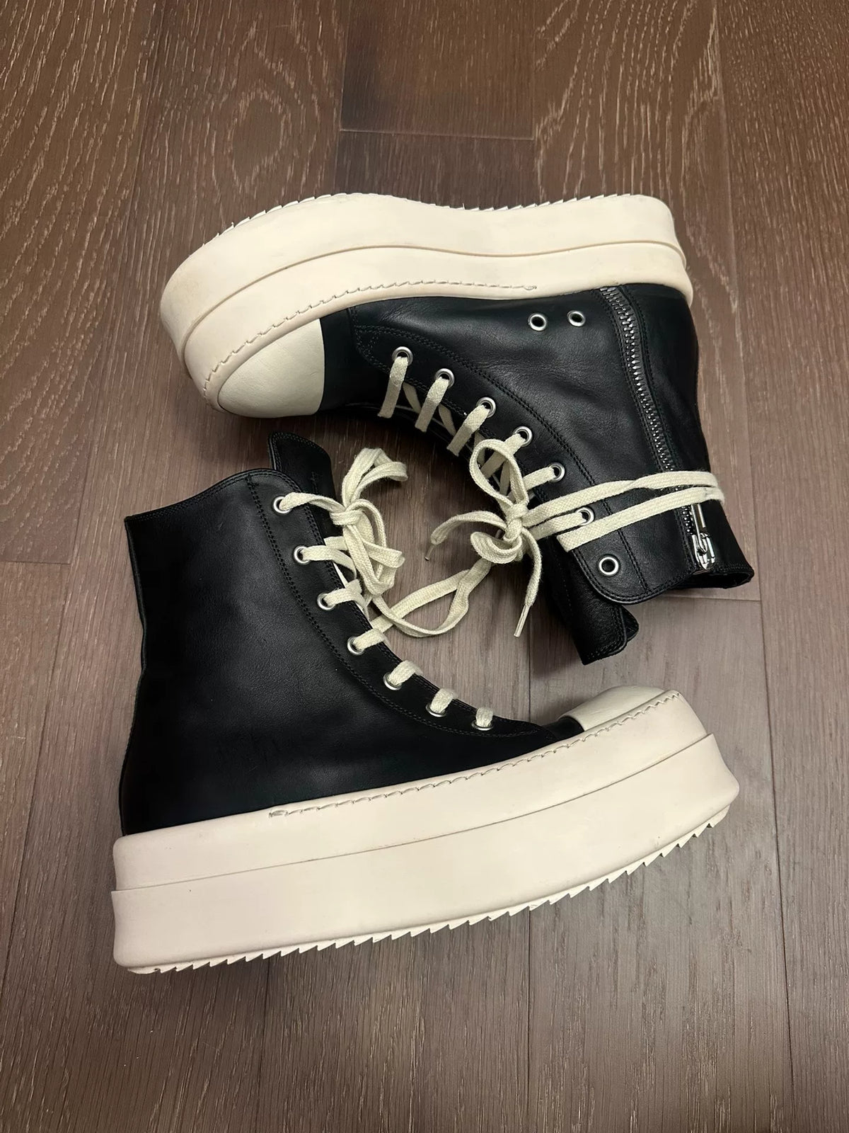 Rick Owens mainline thick low-top high-top large Converse Sneakers