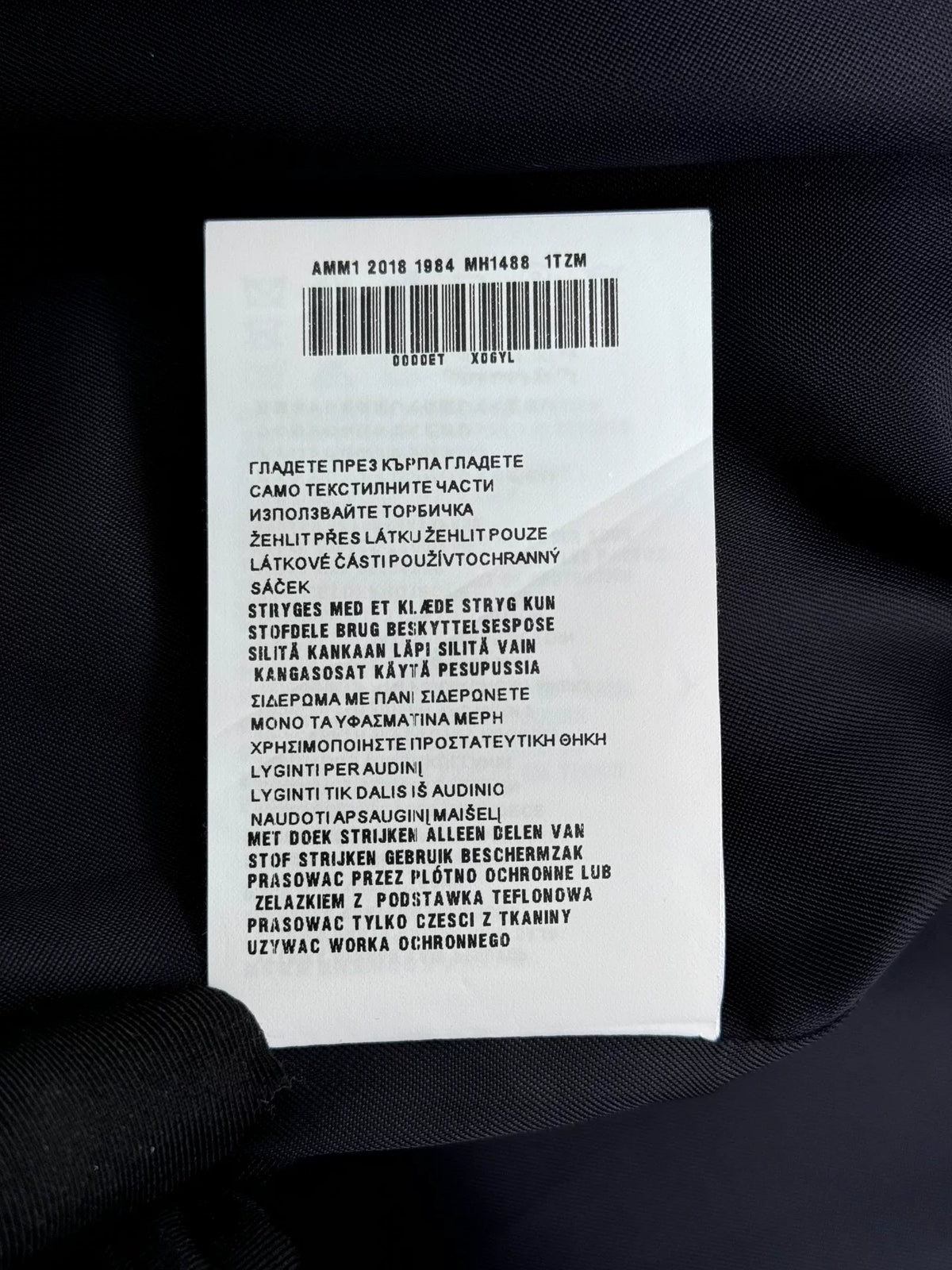 MiuMiu logo Blue White Feather Letter Patch Single-Breasted Jacket