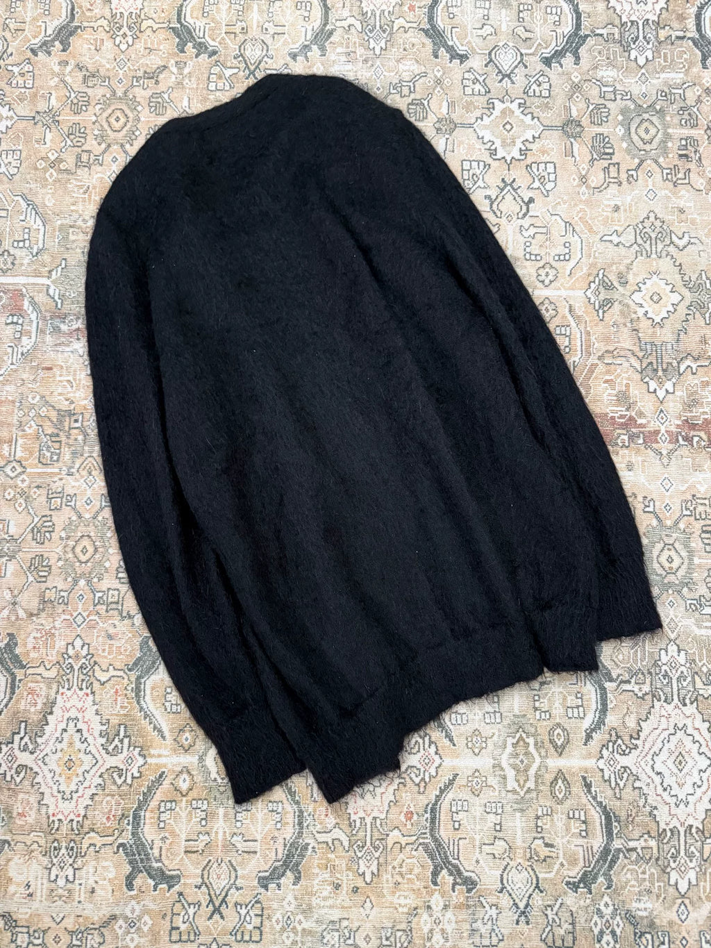 Saint Laurent Star Mohair Knit Cardigan Jacket