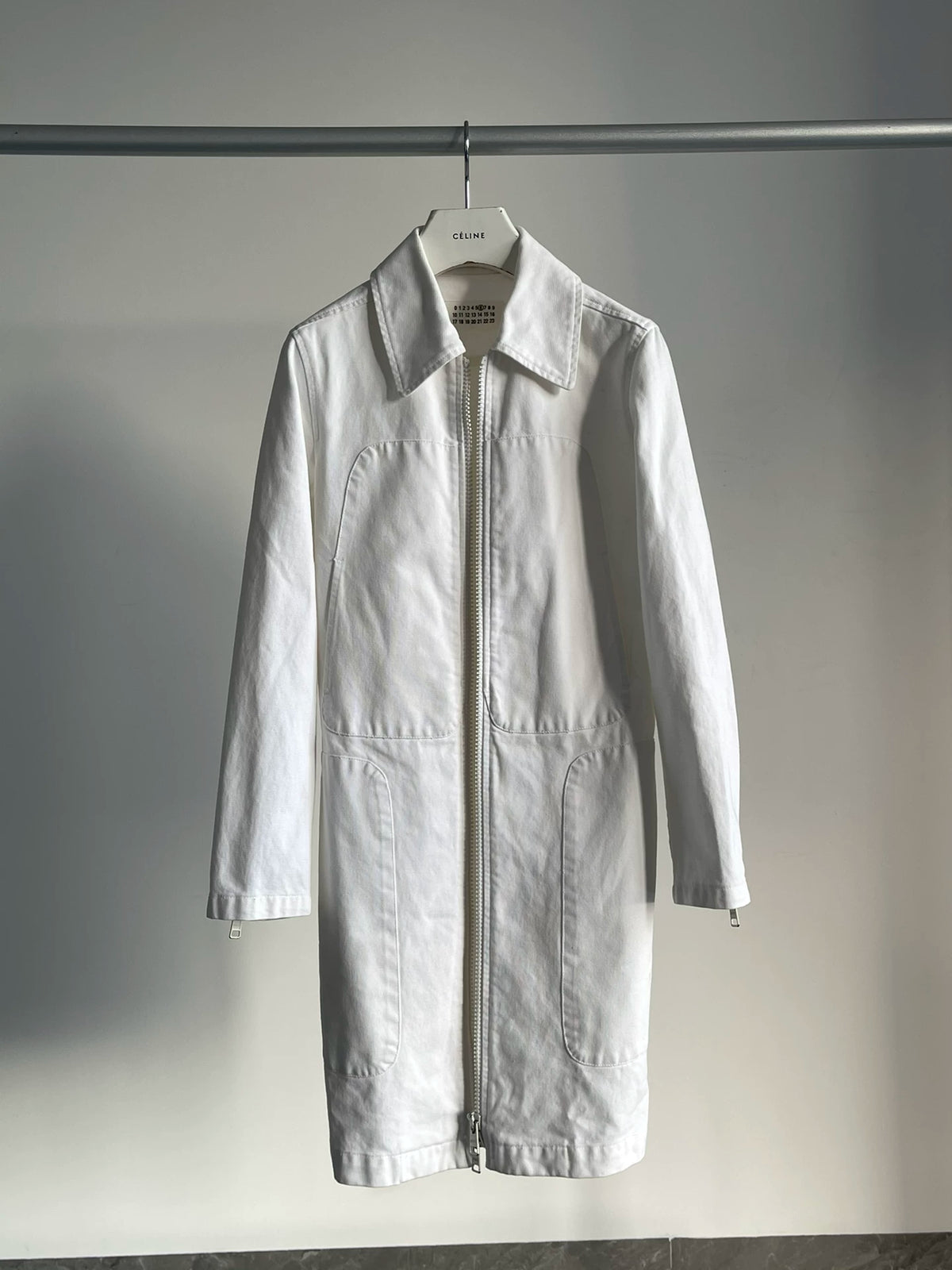 Maison Martin Margiela 1990s White Denim Jacket