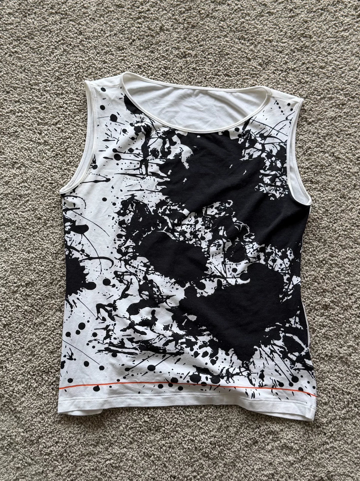 Maison Margiela S/S2004 Ink Splash Stretch Vest