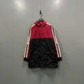 Gucci Color-Block Side Stripe Logo Hooded Jacket