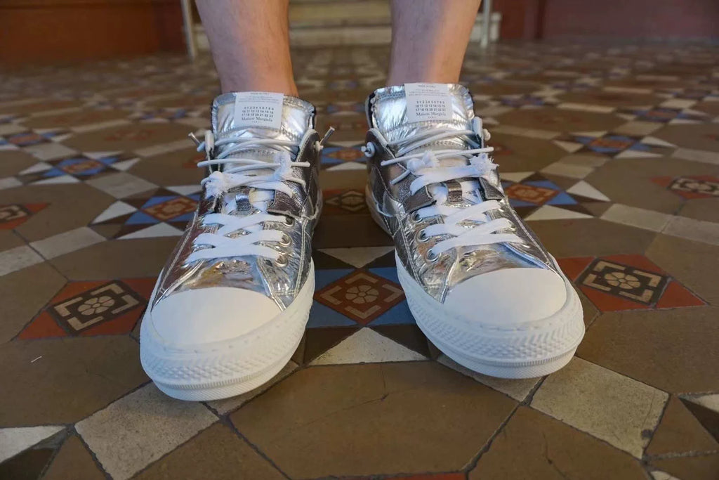 Maison Margiela Silver Evolution Sneakers