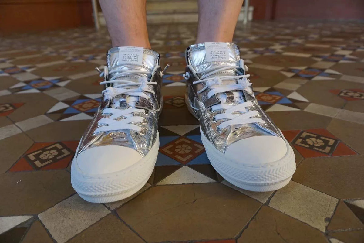Maison Margiela Silver Evolution Sneakers