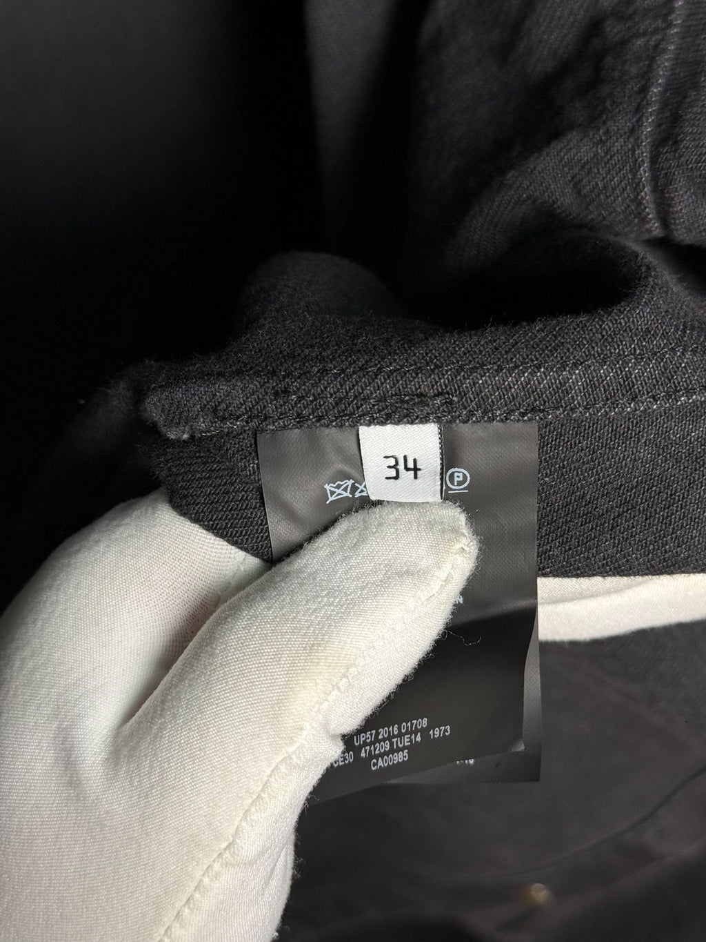 Balenciaga Black Denim Shirt