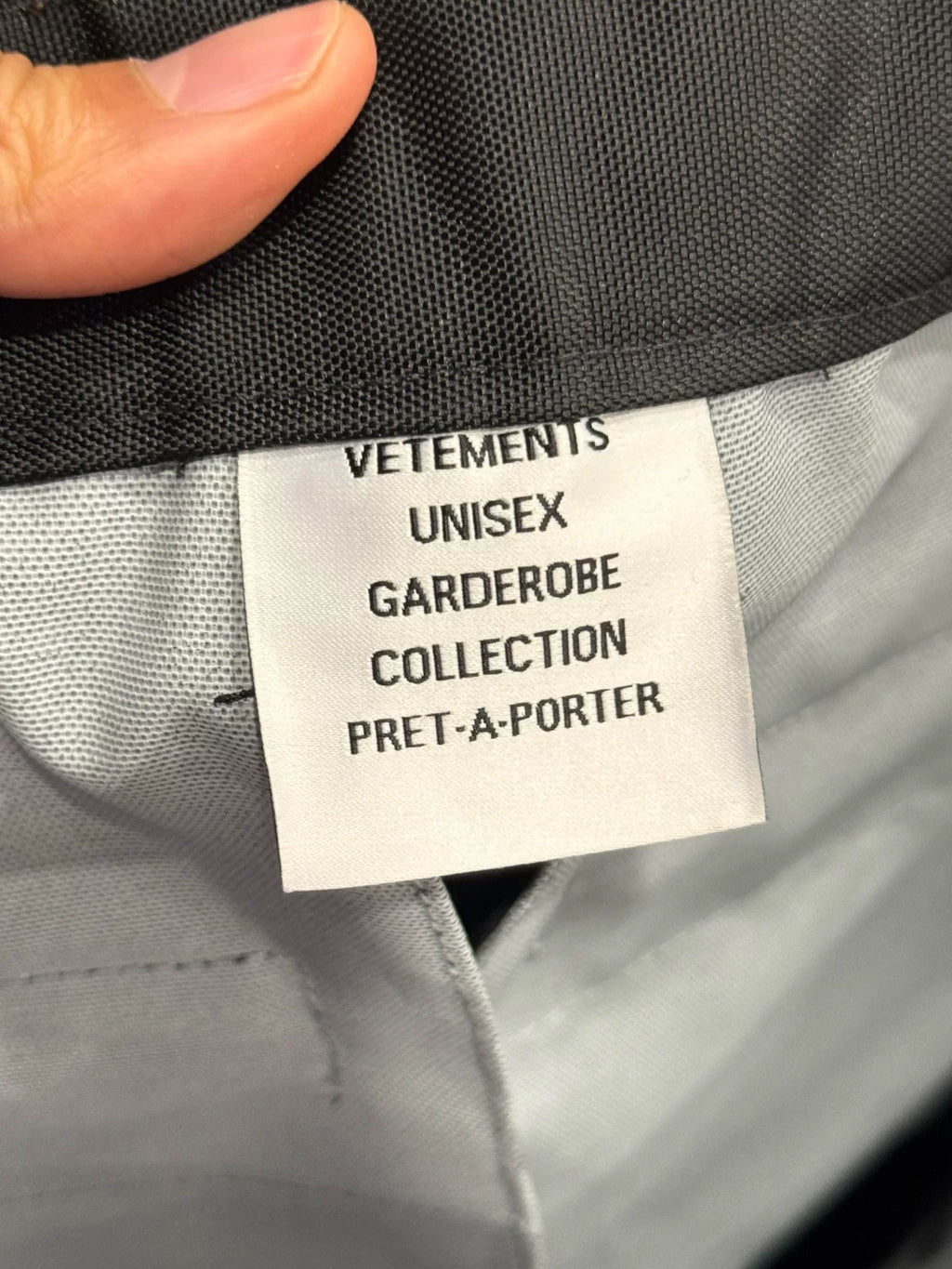 Vetements Reflective Stripe Long Pants