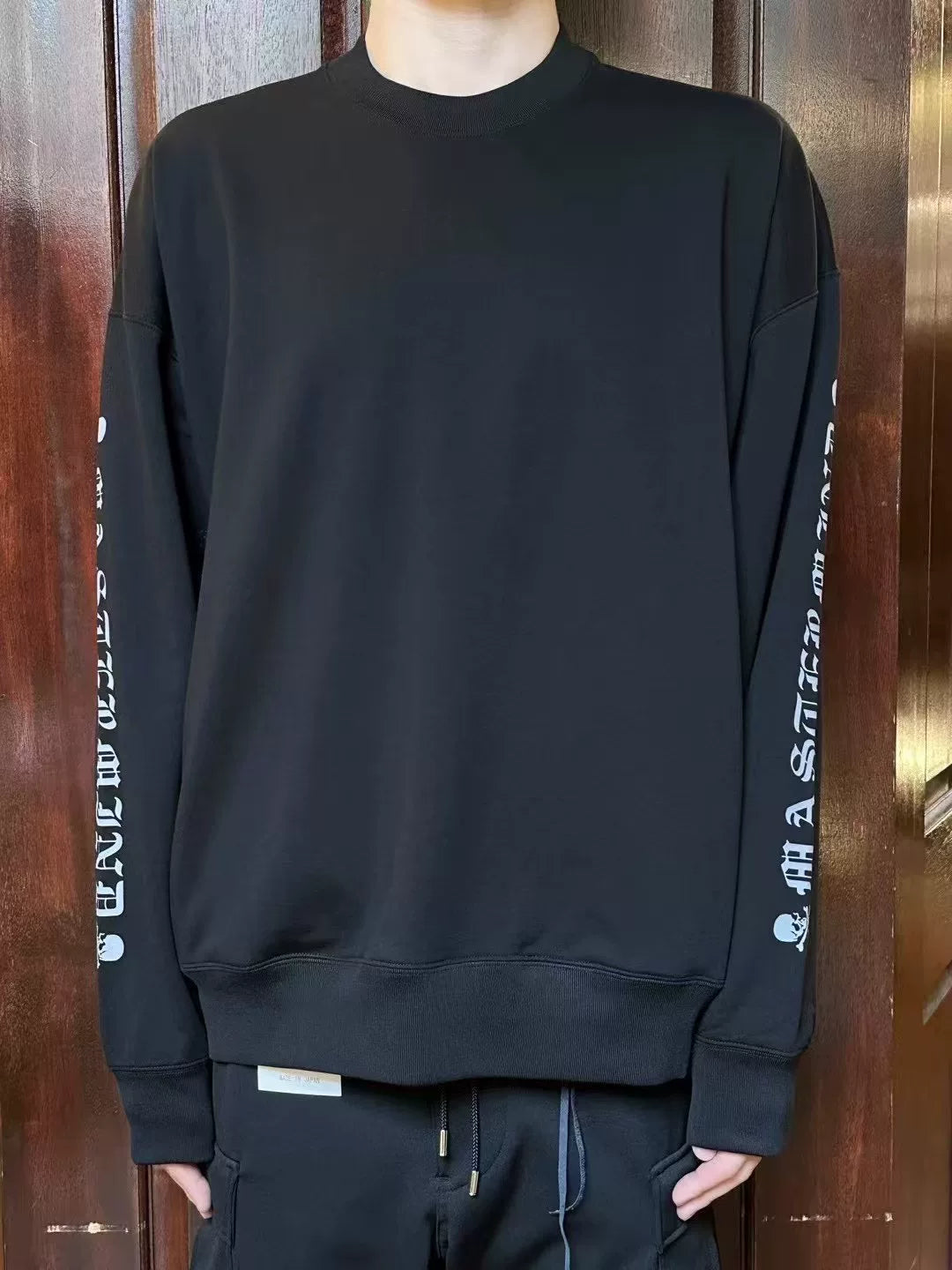 mastermind Japan SS25 Black Boxy Logo Sweatshirt