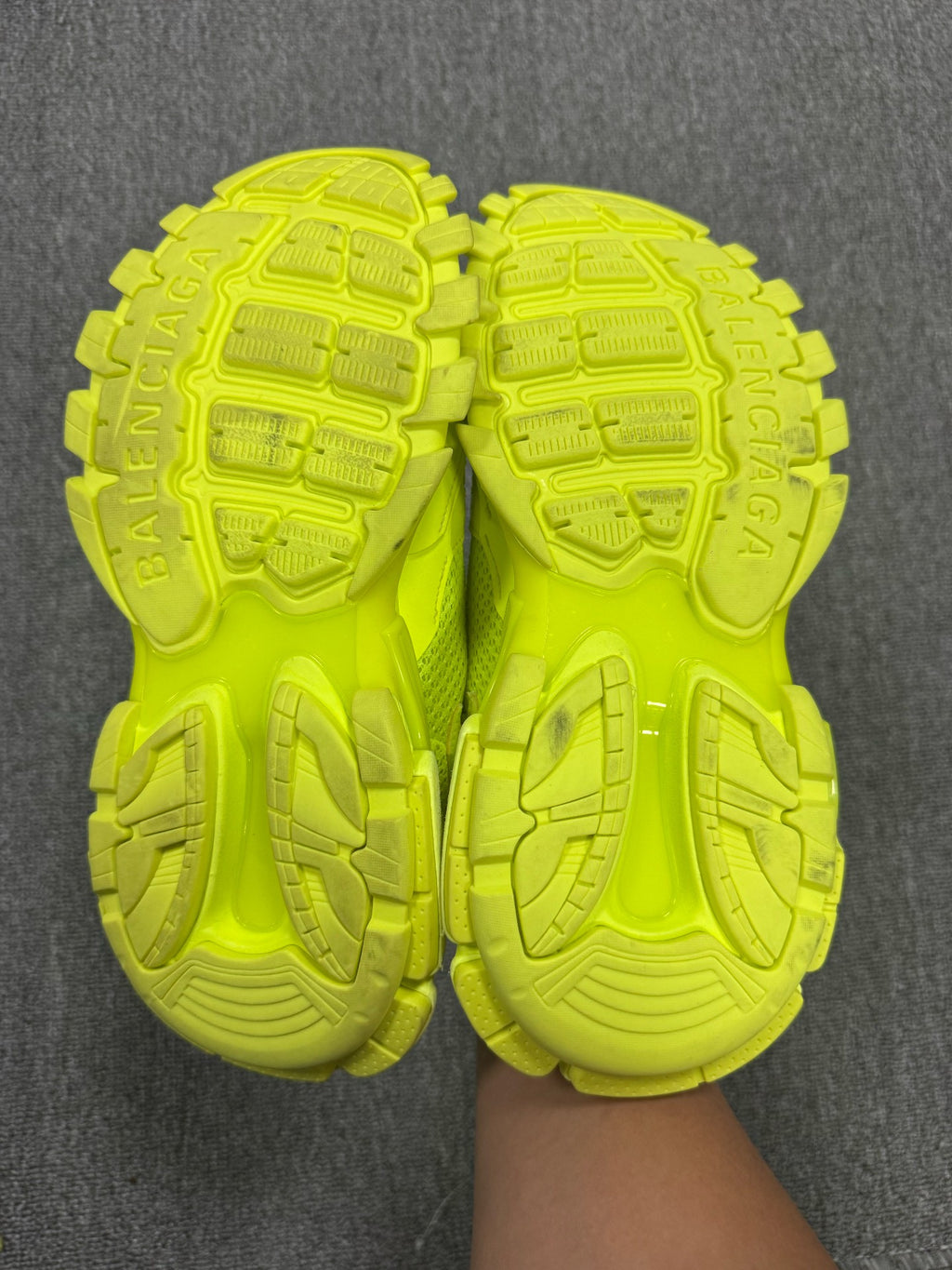 Balenciaga Fluorescent Green Track Sneakers