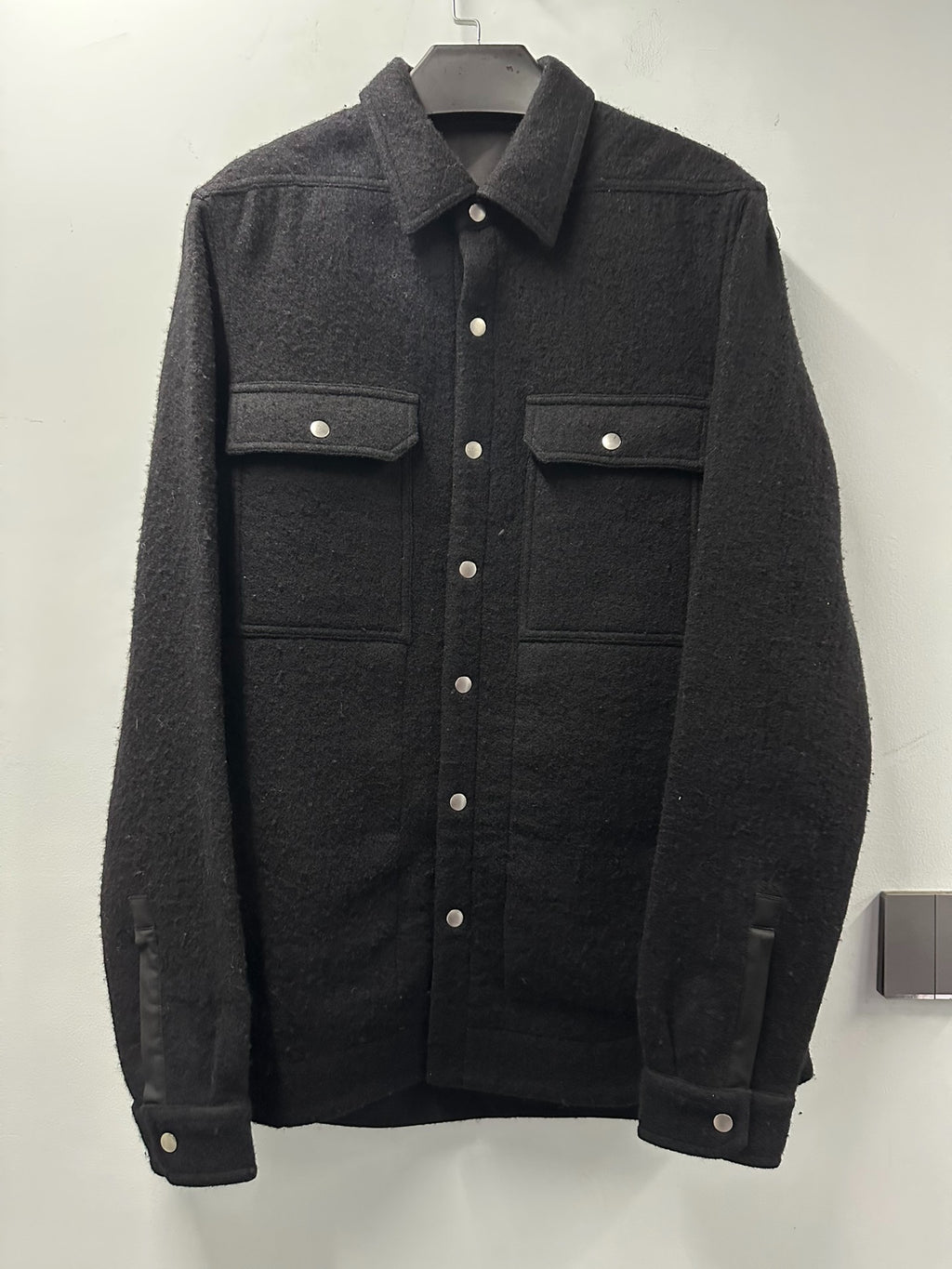 Rick Owens wool shirt jacket