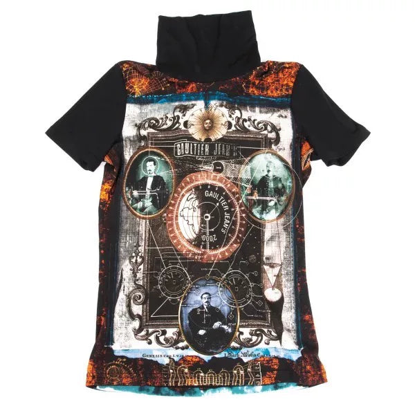 Jean Paul Gaultier Vintage Black Portrait Top